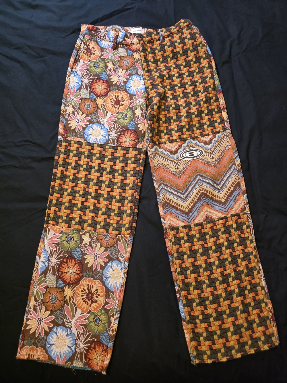 Honor The Gift Patchwork Floral & Geometric Pants Size 34/34